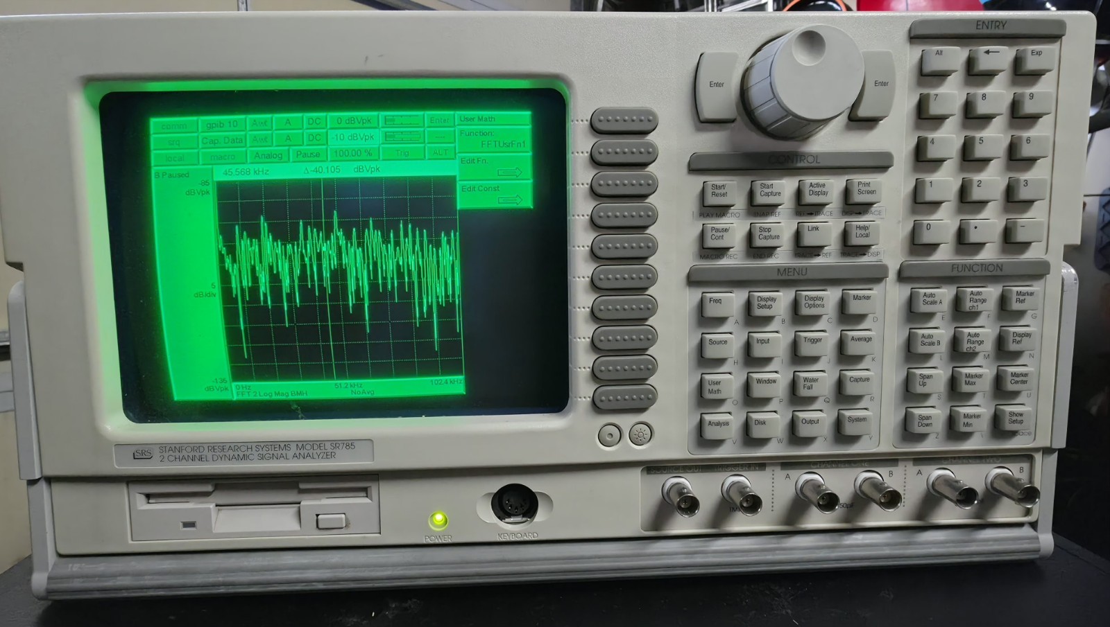 Stanford Research SR785 Dynamic Signal Analyzer Dual channel 102kHz Clean Unit