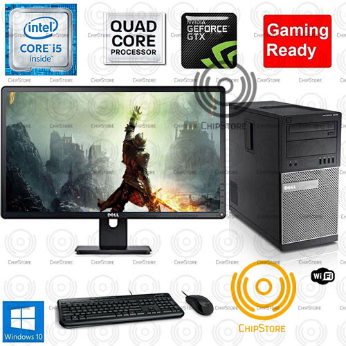 Fortnite GTA Gaming PC Desktop Computer Quad Core i5 750TI 16GB 1TB Win10 Bundle