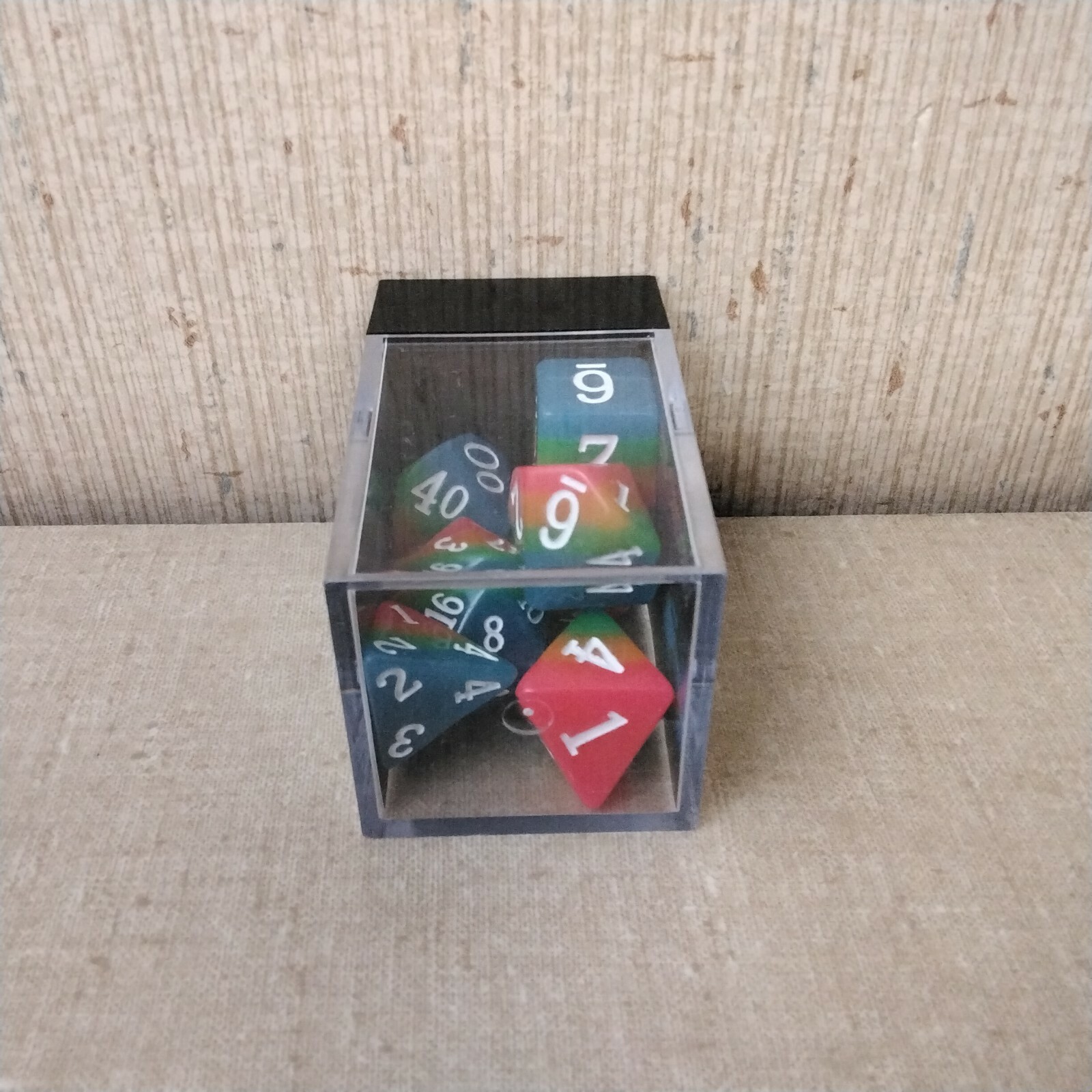Bescon Midnight Candy Glowing Dice