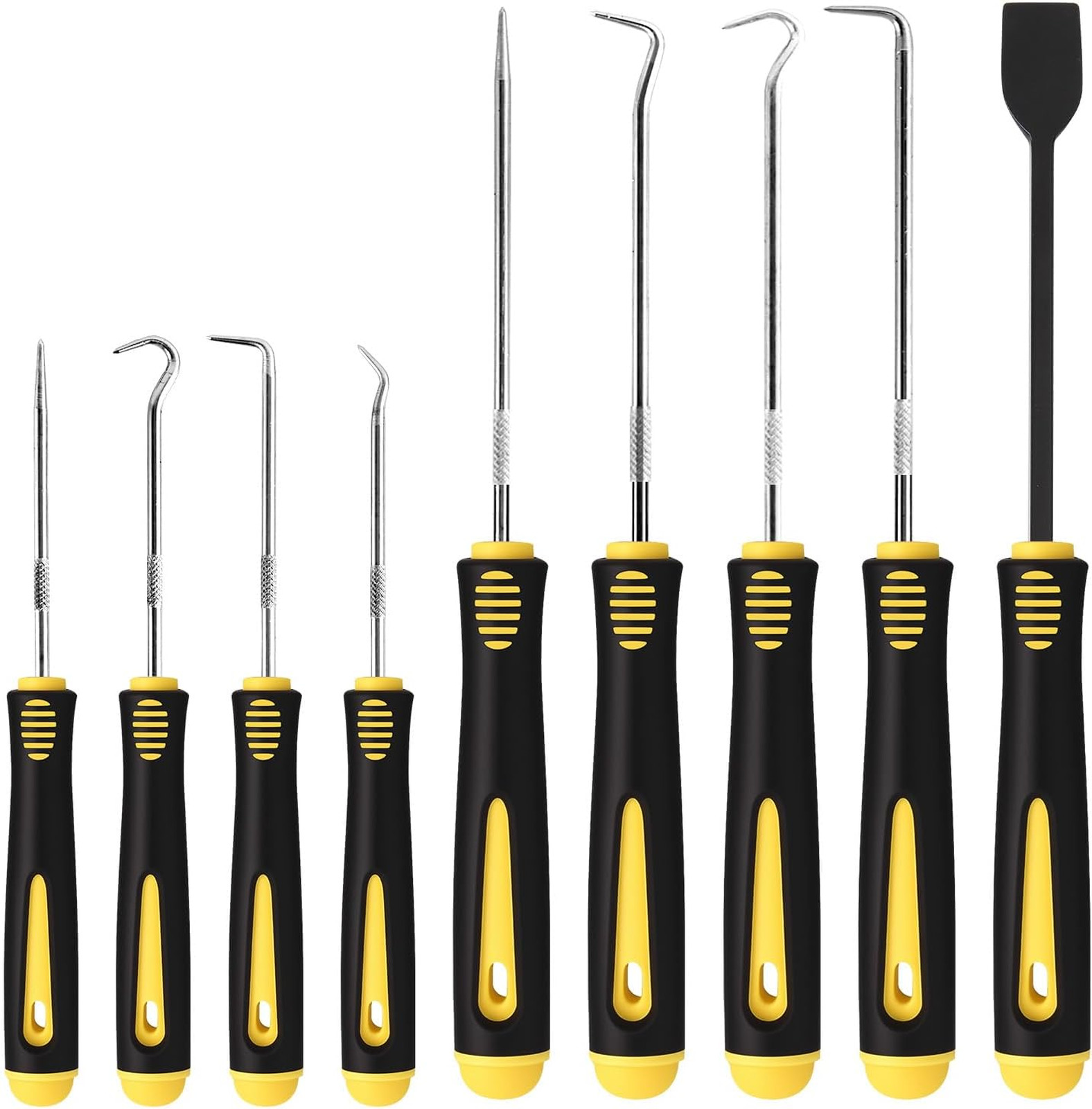 Automotive Pick and Hook Tool Set with Scraper 9 Pieces for Gasket Removal