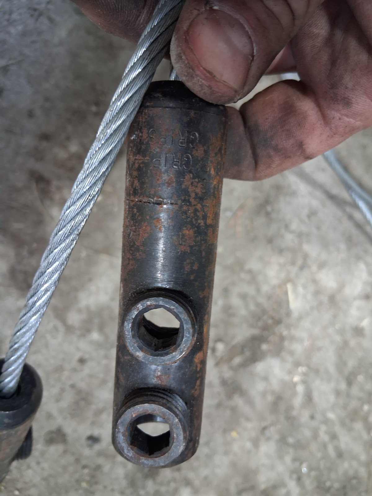 Greenlee 624 Short & Long Pulling Grip Set