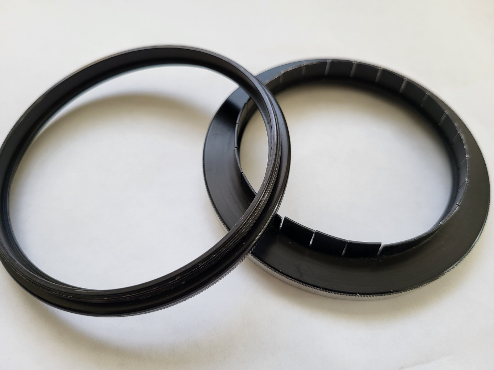 Ednalite 70mm Push On To 86mm Drop In Step Up Filter Holder Set