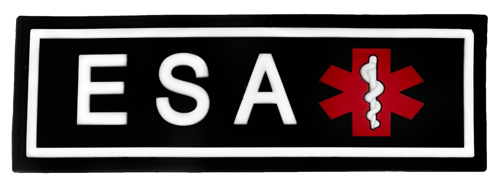 Removable Rubber Patch "ESA" 2" X 6"