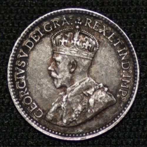 CANADA ~ 1919 ~ 5 Cents ~ 92.5% ~ XF+ ~ Quality World Coin ☘️ SILVER - #344 ☘️