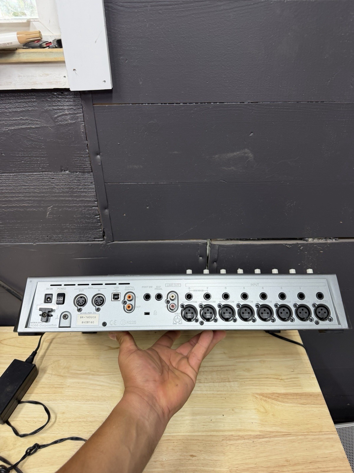 BOSS BR-1600CD Digital Multi Track Recorder. Tested See Pics!