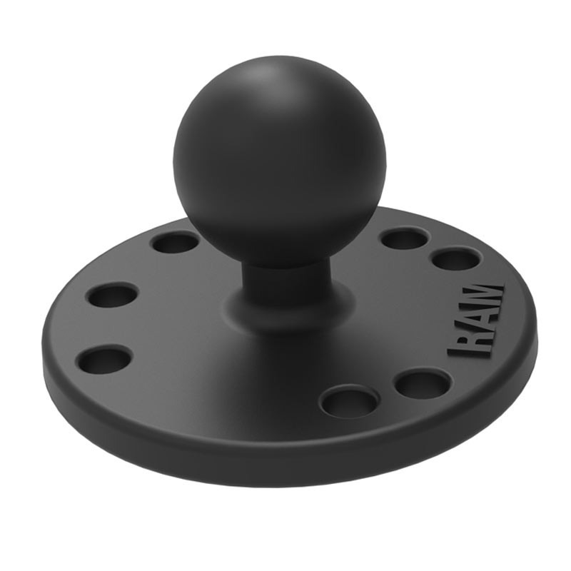 RAM-B-202U  RAM Round Plate with Ball - B Size...