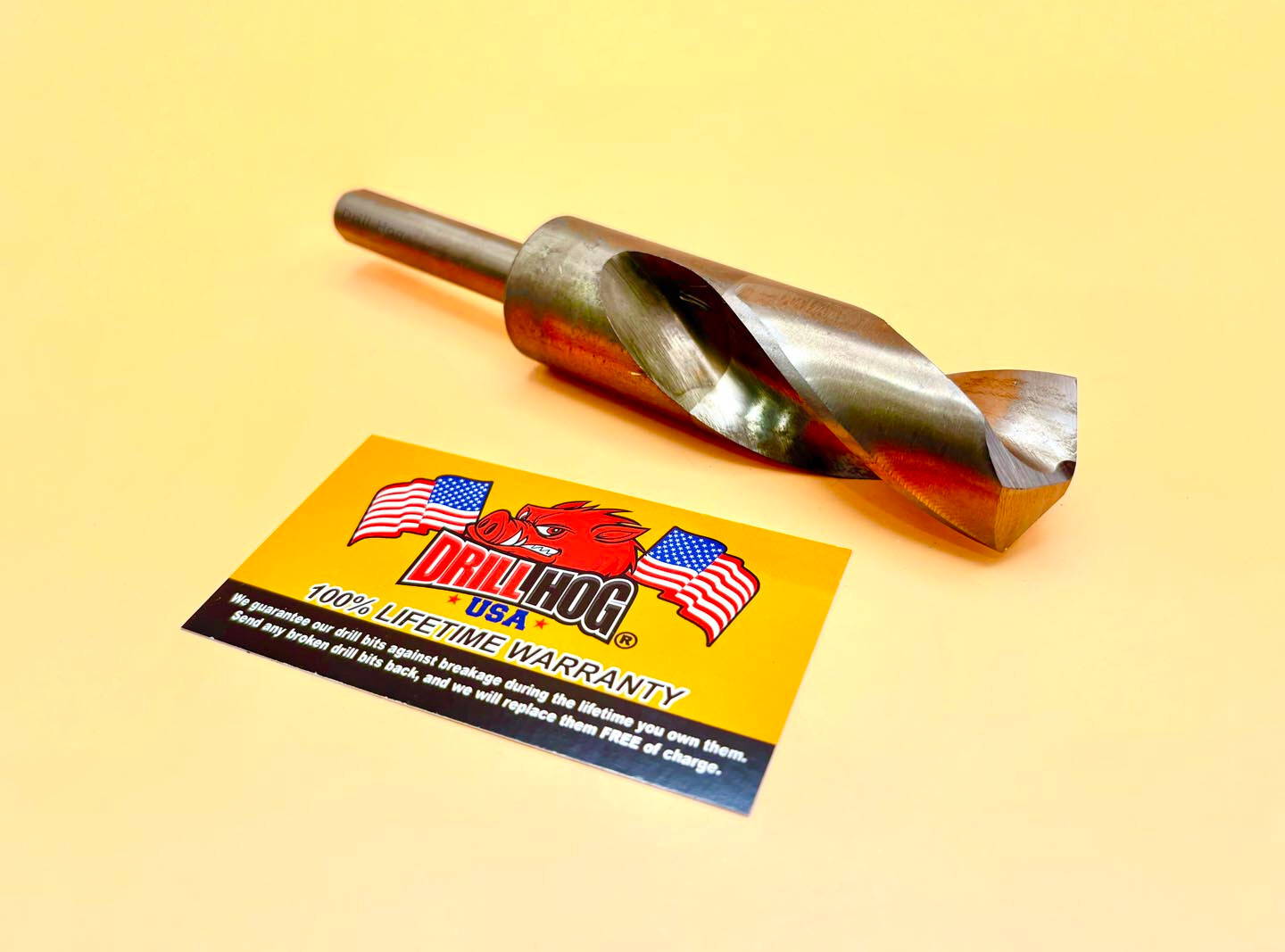 1" Cobalt Drill Bit 1 Drill Bit M42 Silver & Deming Drill Hog® Lifetime Warranty
