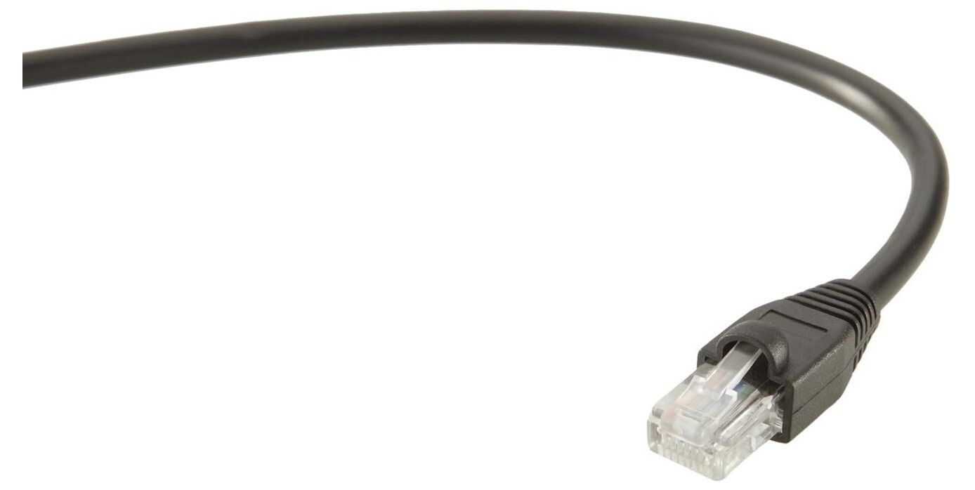 Micra Digital Cat5e Snagless Patch Cable Black 10 ft