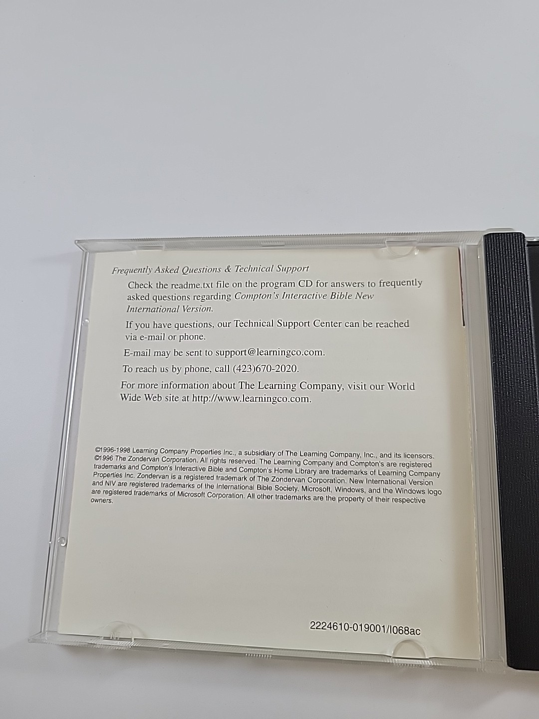 Compton’s Interactive Bible CD-ROM