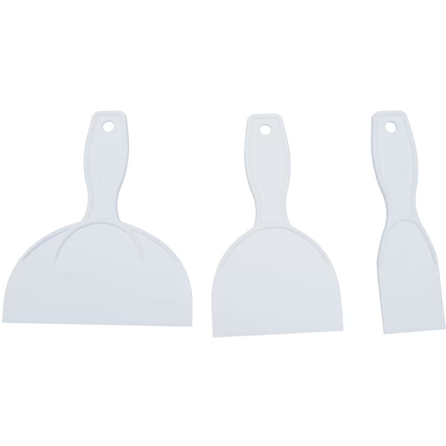 QLT by Marshalltown 3 -Pack 2-in 4-in 6-in Plastic Disposable Reusable Putty Kn