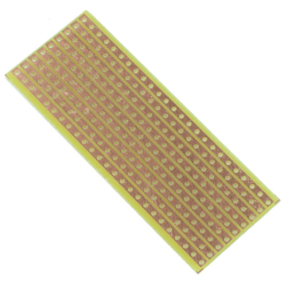 5x 25 x 64mm Stripboard Strip Board PCB Prototyping 2.54mm Pitch