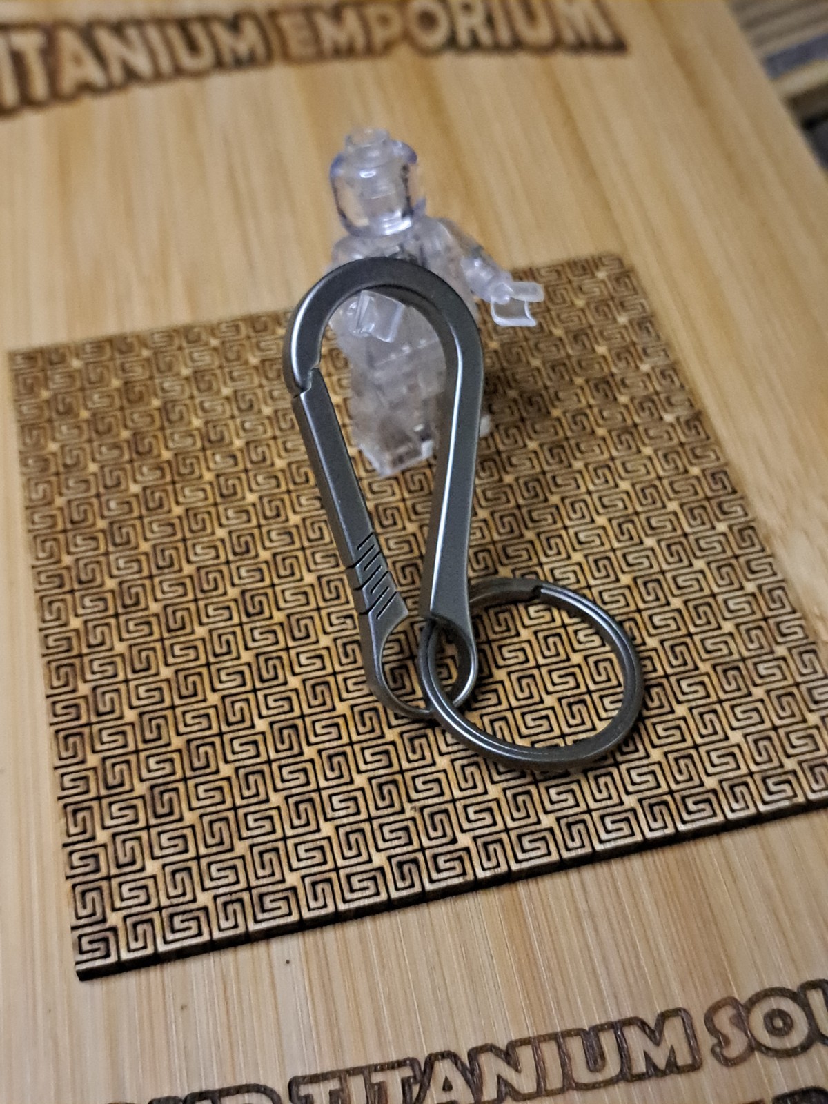 EDC Titanium Carabiner Keychain