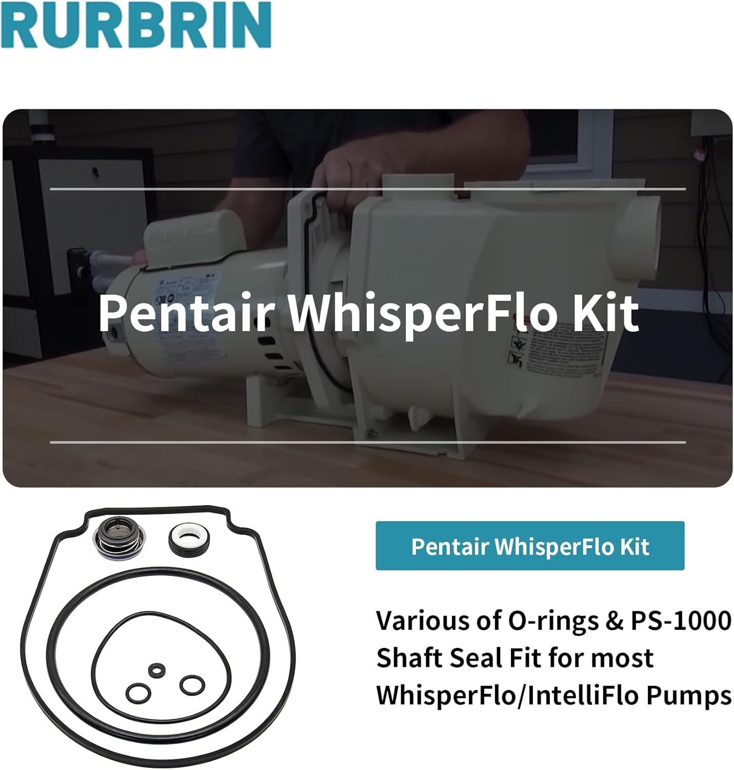 Comprehensive Seal Replacement Kit for Pentair WhisperFlo - Built Post-2008