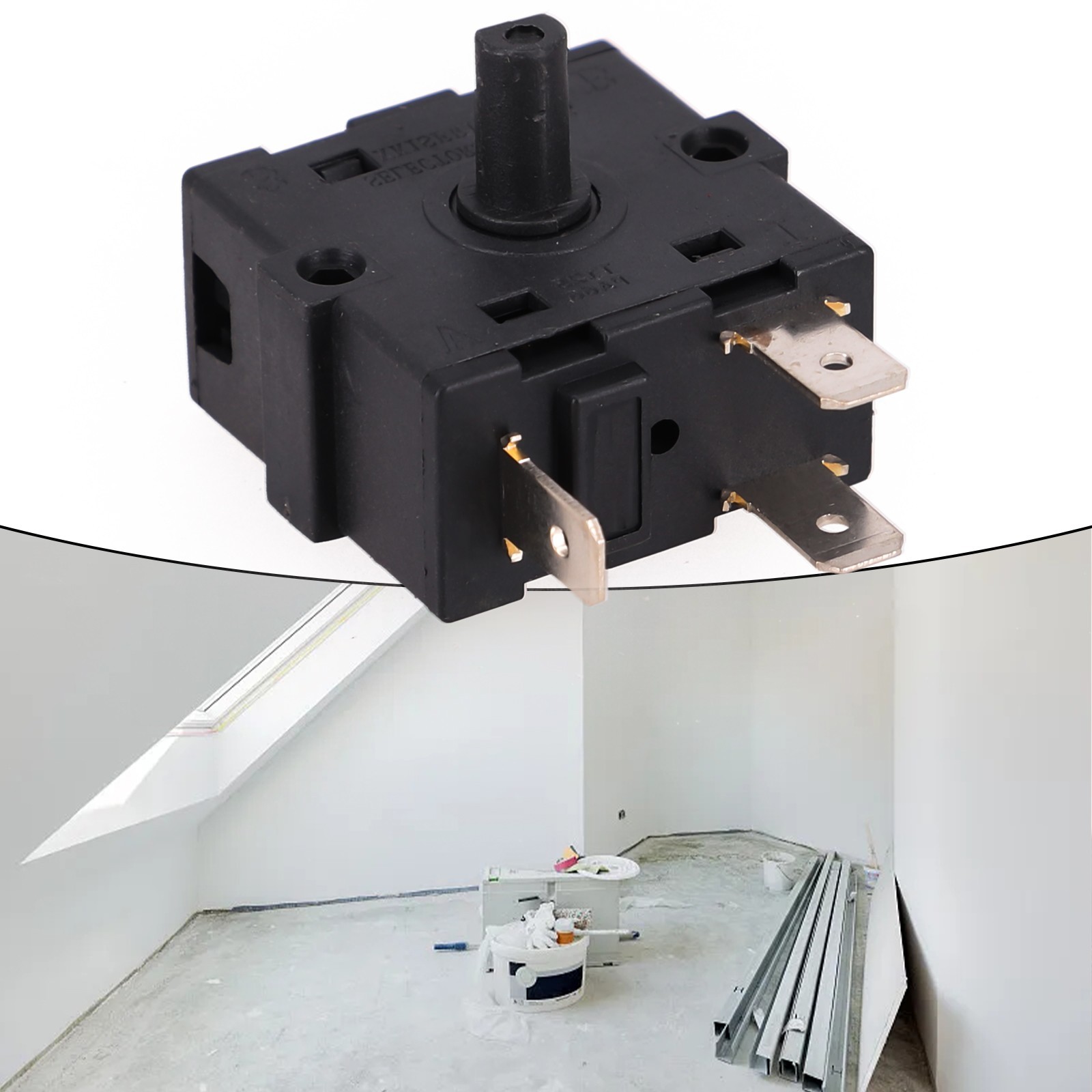 Long Lasting Rotary Switch for Electric Room Heater Enhanced Durability