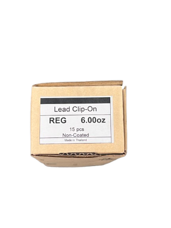 PERFECT P STYLE UNCOATED LEAD CLIP ON WHEEL WEIGHT 6.00 oz.