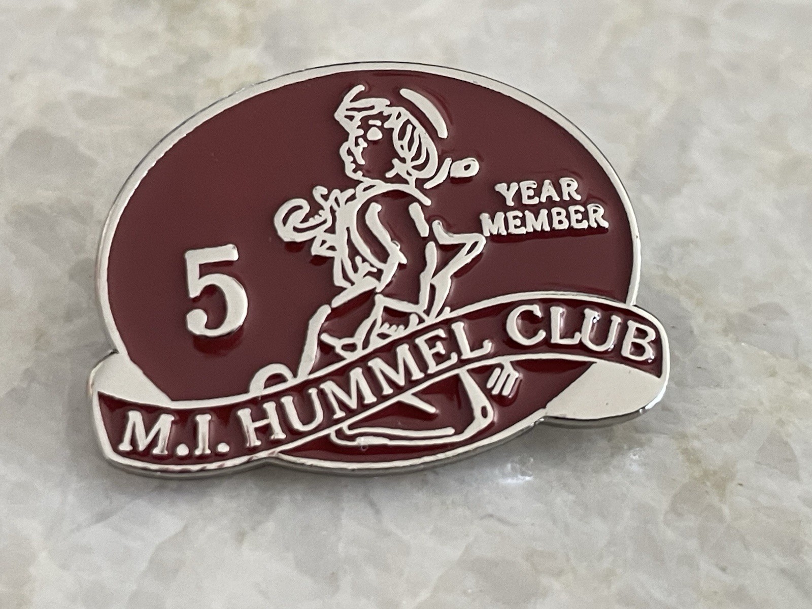 MJ Hummel Club 5 Year Charter Member Lapel Pin
