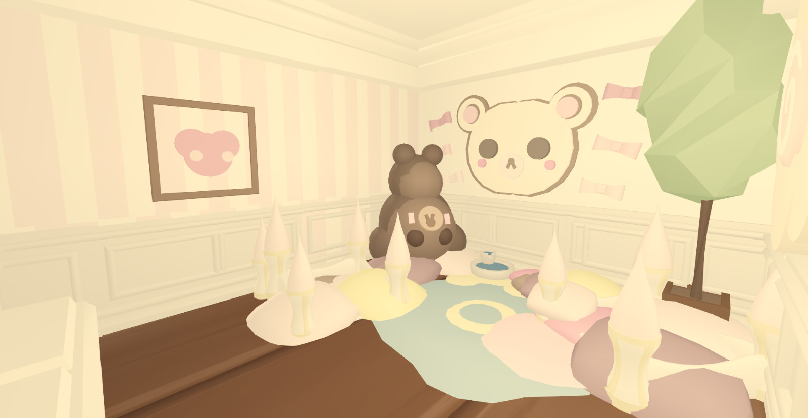 ⭐Adopt pets🐈with me Tiny Preppy💗Bear🐻 Milkshakes house Home🏠