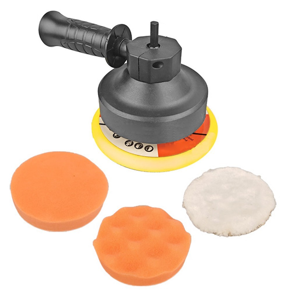 Drill-Based Polishing Adapter with 125mm Coverage Area for Automotive Detailing