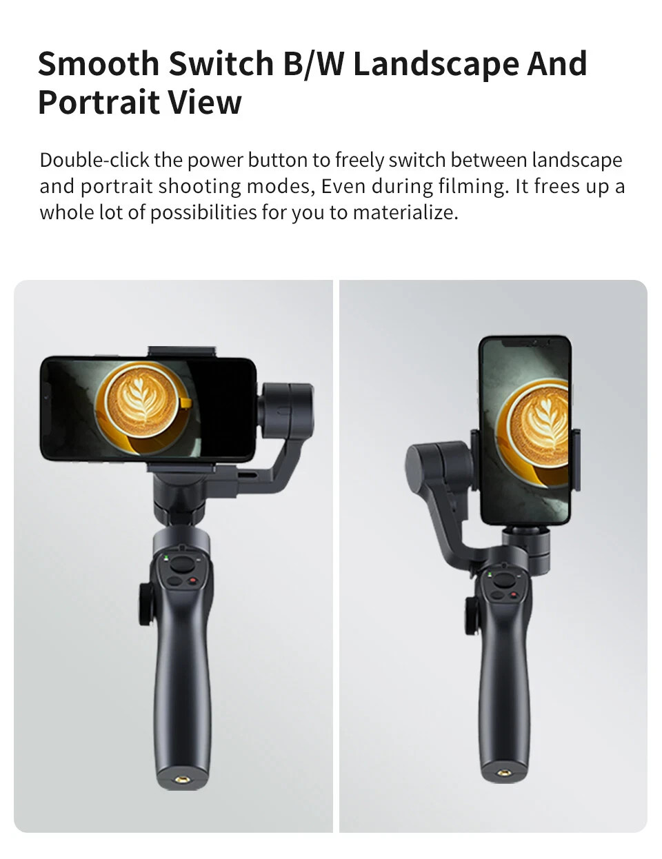 Funsnap Capture 2S 3-Axis Handheld Gimbal Stabilizer for Smartphone Video Vlog