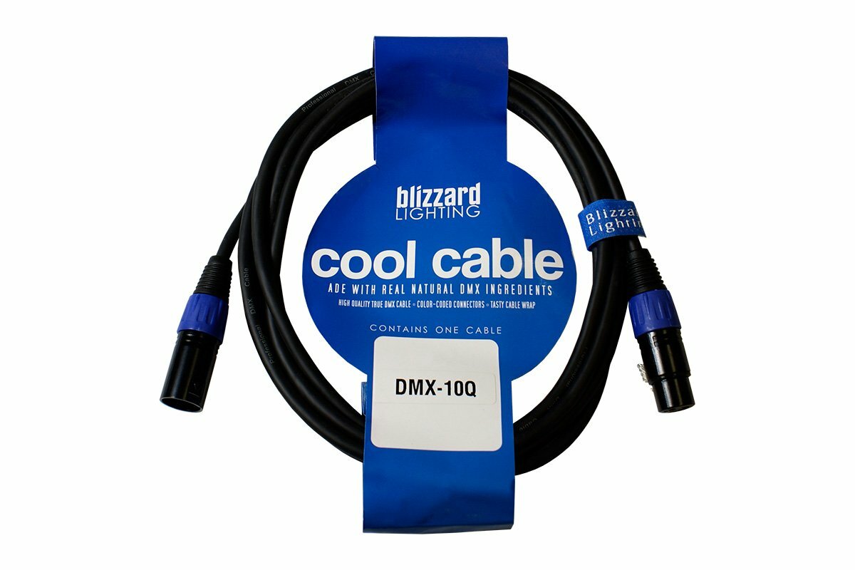 Blizzard DMX-10Q 10' 3-pin DMX Cable