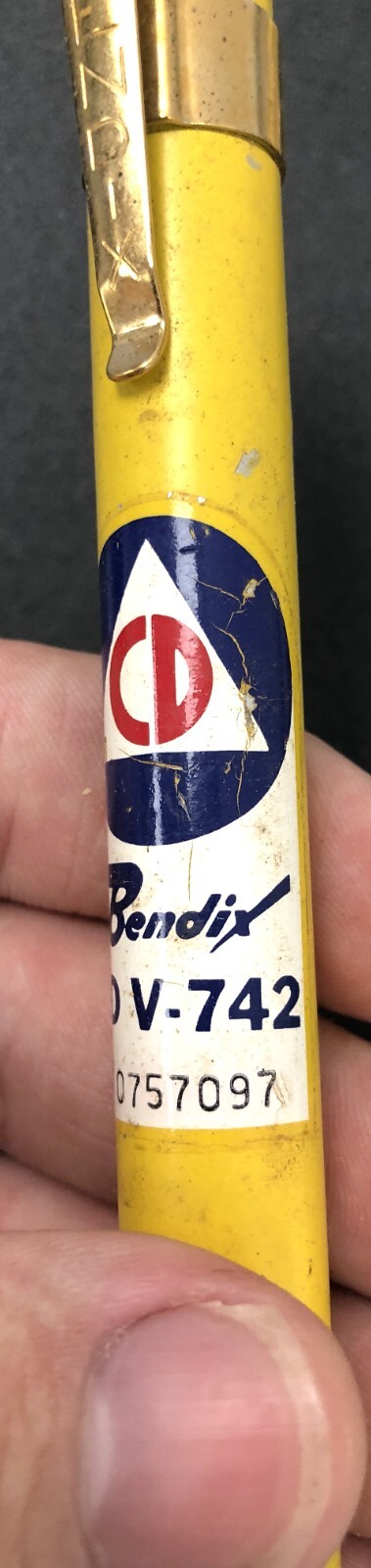 Bendix Civil Defense Radiological Fiber Pocket Dosimeter CD V-742 UNTESTED