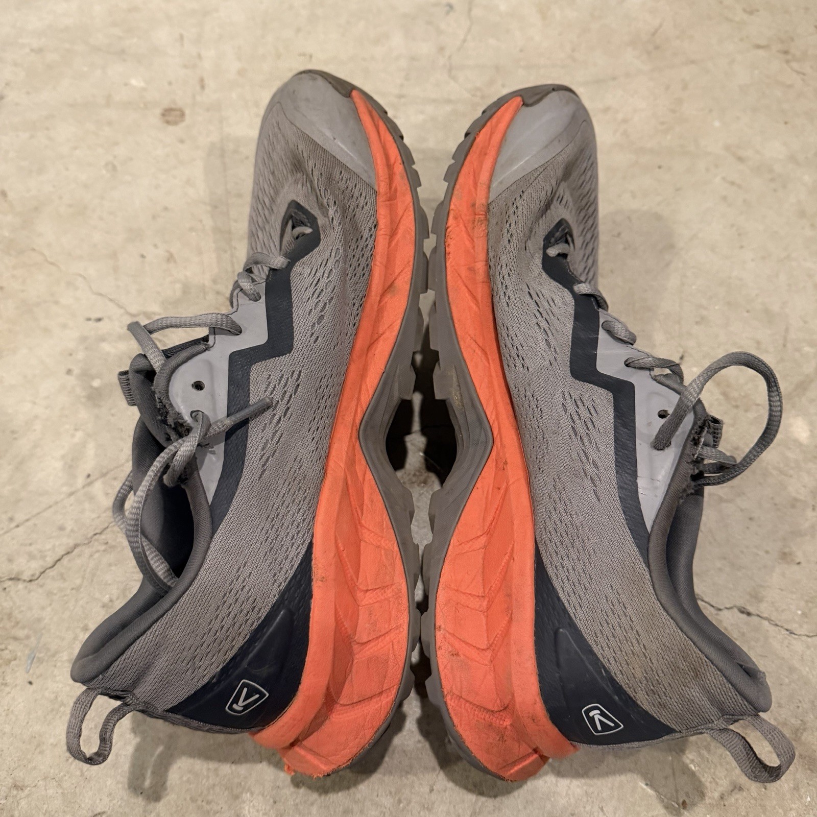 Keen Versacore Speed 1029004 Mens 9 Running Shoes Alloy Scarlet Ibis Sneakers