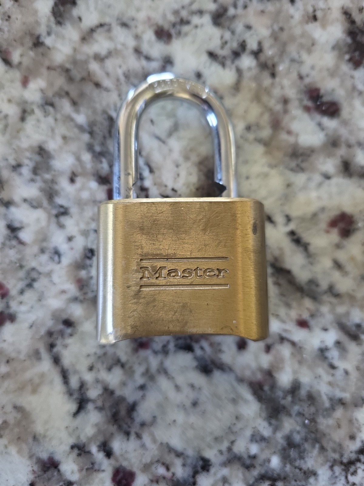Master Lock 175D Combination Padlock With Combination (No Key)