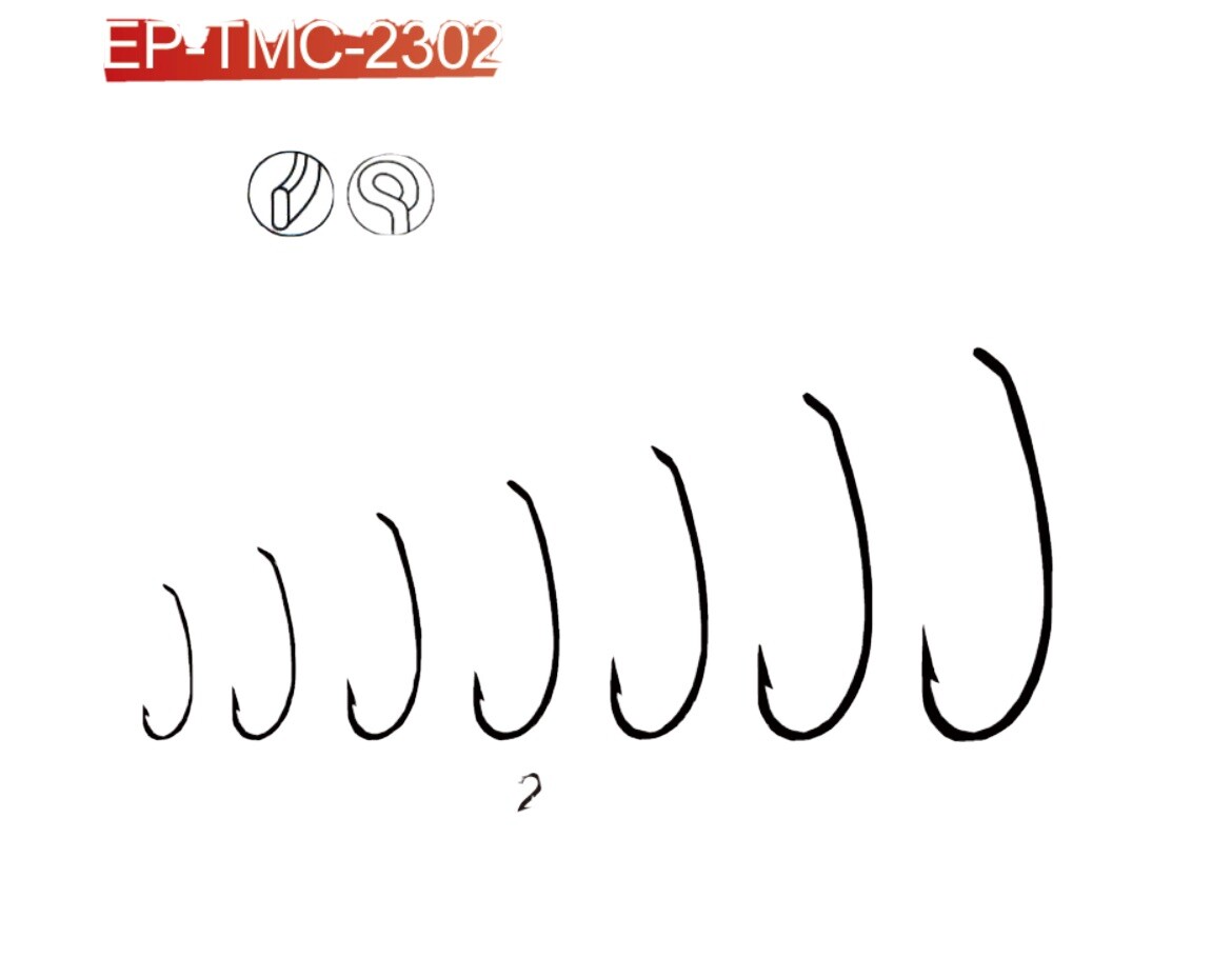 1,000 Fly Hooks Size 12