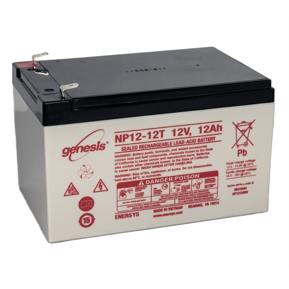 Enersys Genesis NP12-12 SEALED LEAD ACID BATTERY 12VOLT 12AH