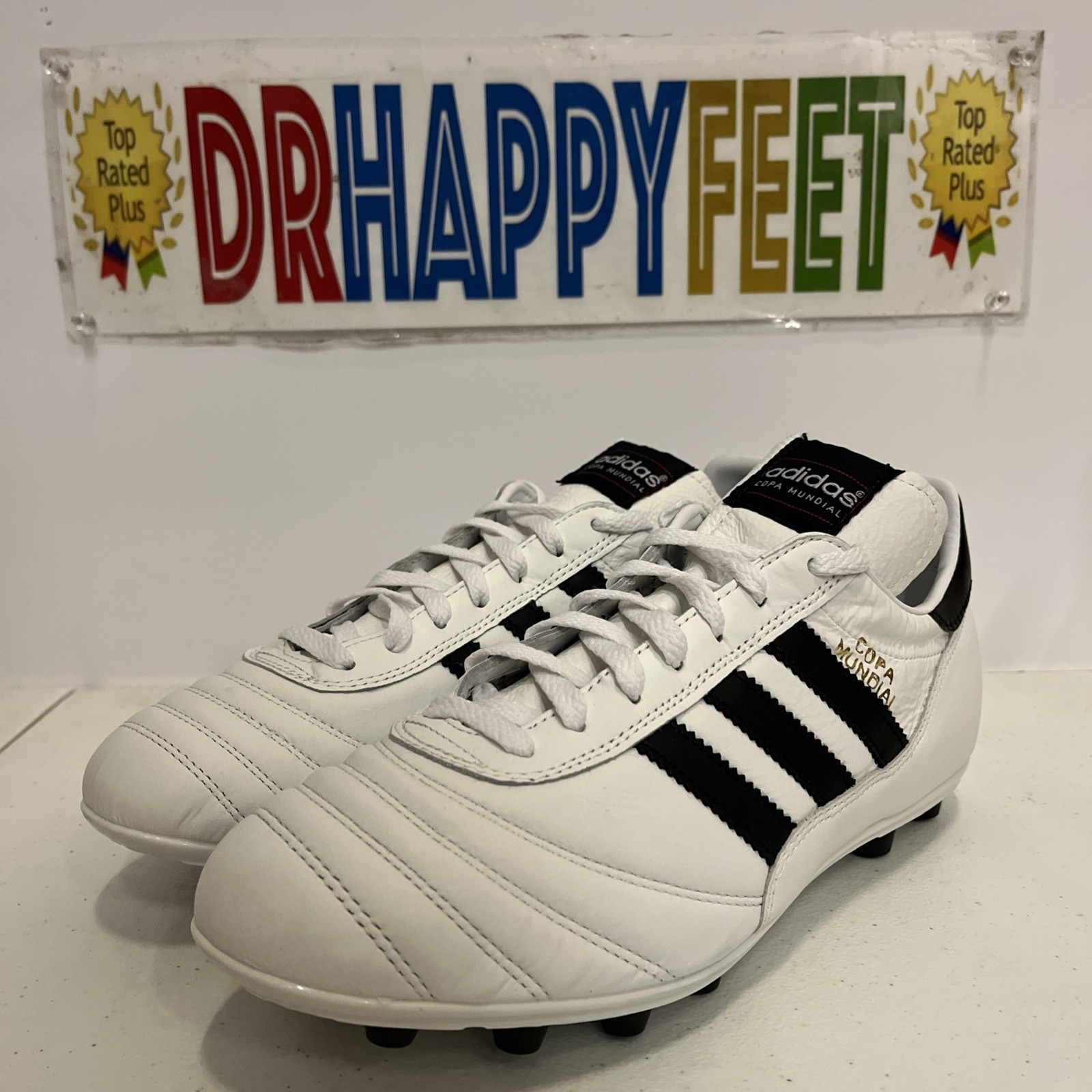 Adidas Copa Mundial Men Soccer Shoes White/Black ID4050 New