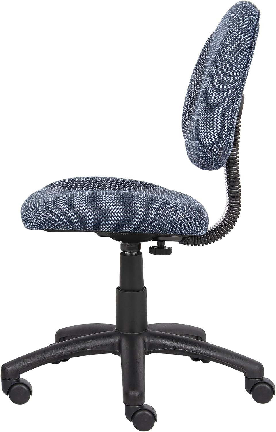 B315-BE Perfect Posture Delux Fabric Task Chair without Arms in Blue, 250