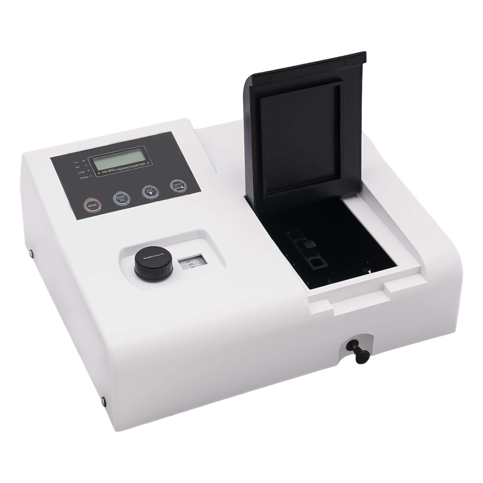 Lab Spectrophotometer Visible Spectrometer Digital Automatic Zero 350-1020nm
