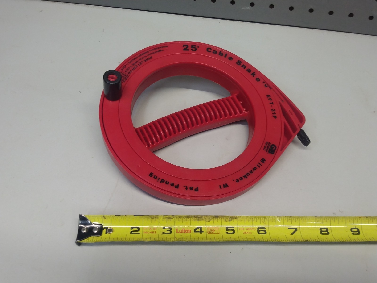 Gardner Bender 25' Cable Snake EFT-21P Made In USA