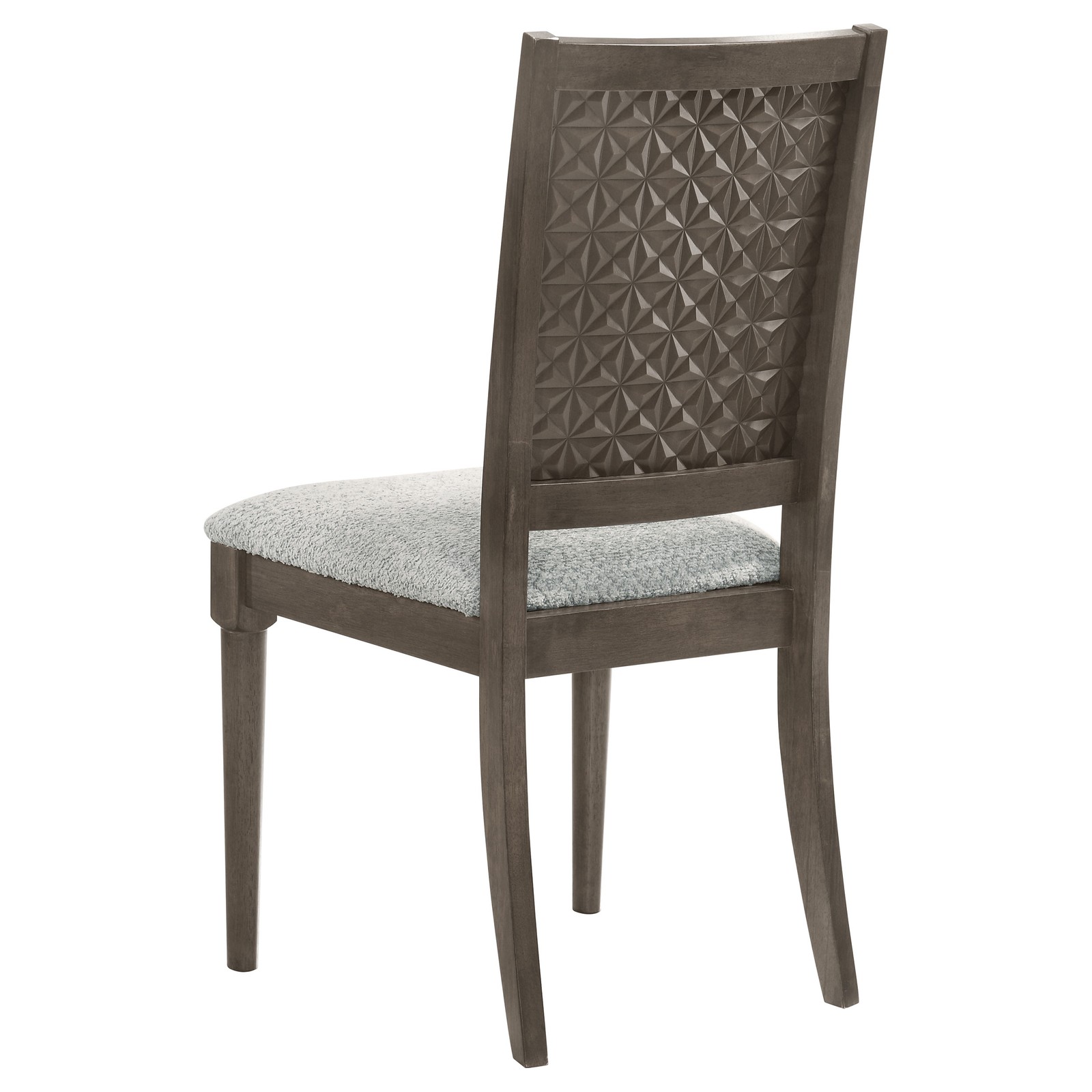 Onslow Upholstered Dining Side Chair Dark Brown