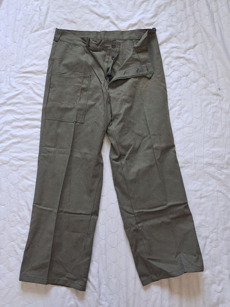 Soviet Military Army Officer Soldier Pants USSR Vintage Rare Ukraine Retro