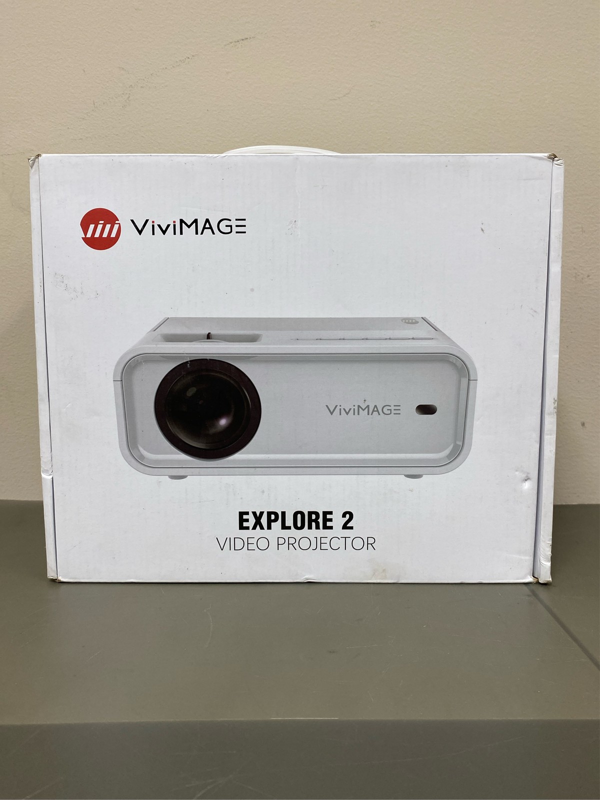 VIVIMAGE Explore 2 Mini WiFi Projector  4500 Lux 1080P Supported Projector  40 0