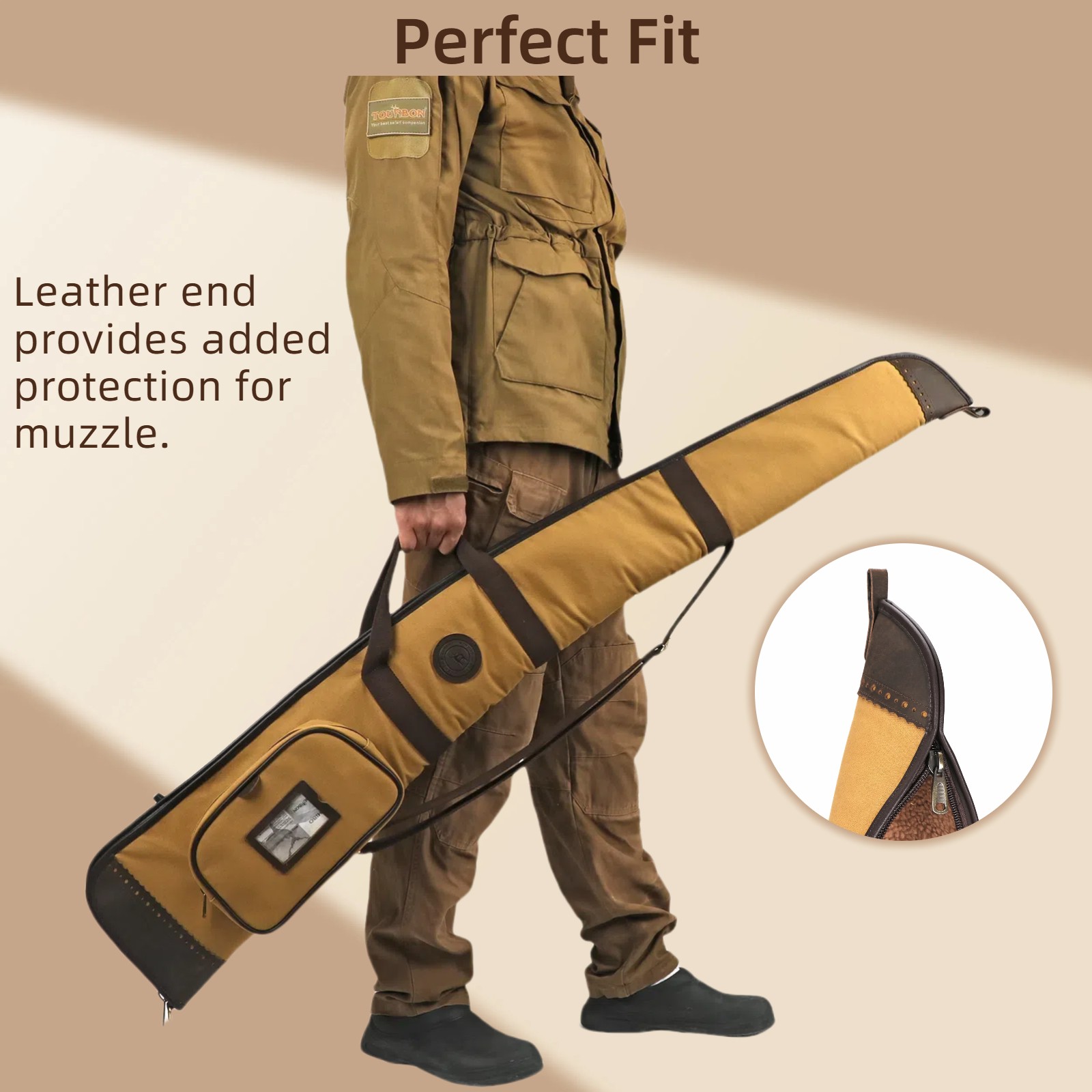 Tourbon Shotgun Carrying Case Gun Bag Sling Slip Weapon Storage Thick Padded Bag