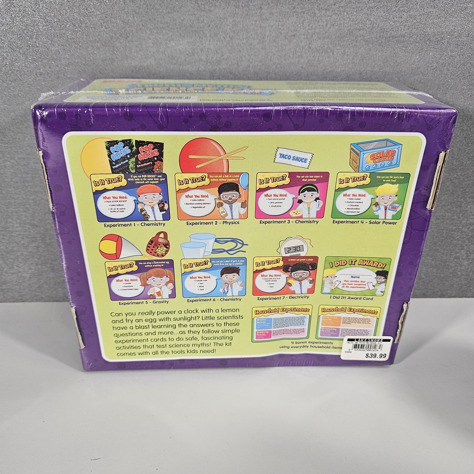 Lakeshore Truth or Myth Science Kit - Child Science Activity Experiments - NEW