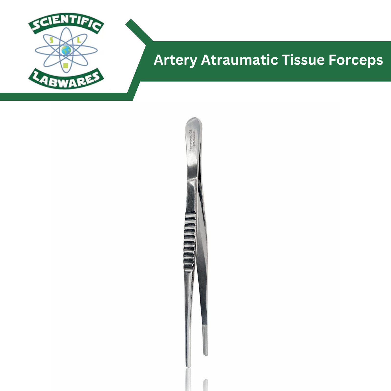 Scientific Labwares Premium Quality Debakey Artery Atraumatic Tissue Forceps