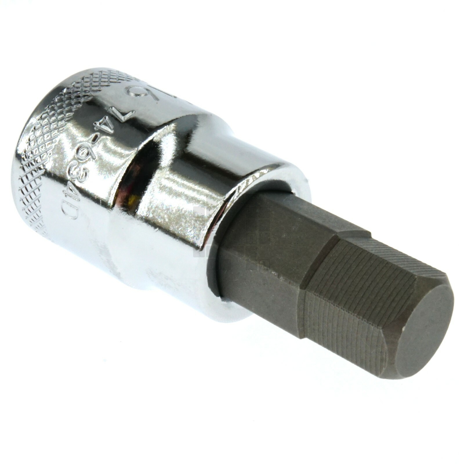 Dewalt DWMT74634OSP 7/16" Chrome Hex Bit Socket, 3/8" Drive, 74-634D