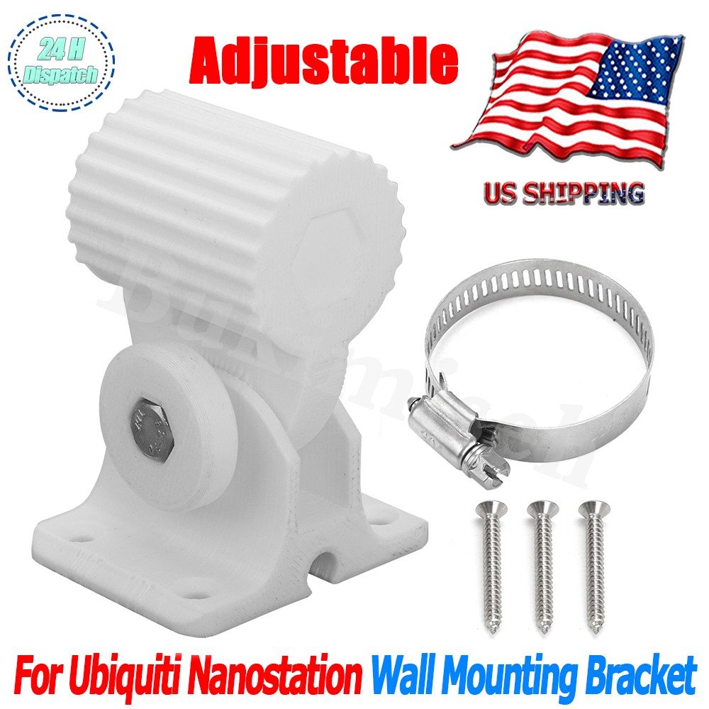 For Ubiquiti Nanostation Wall Mount Bracket Adjustable NS-5AC Loco5AC LocoM5 M5