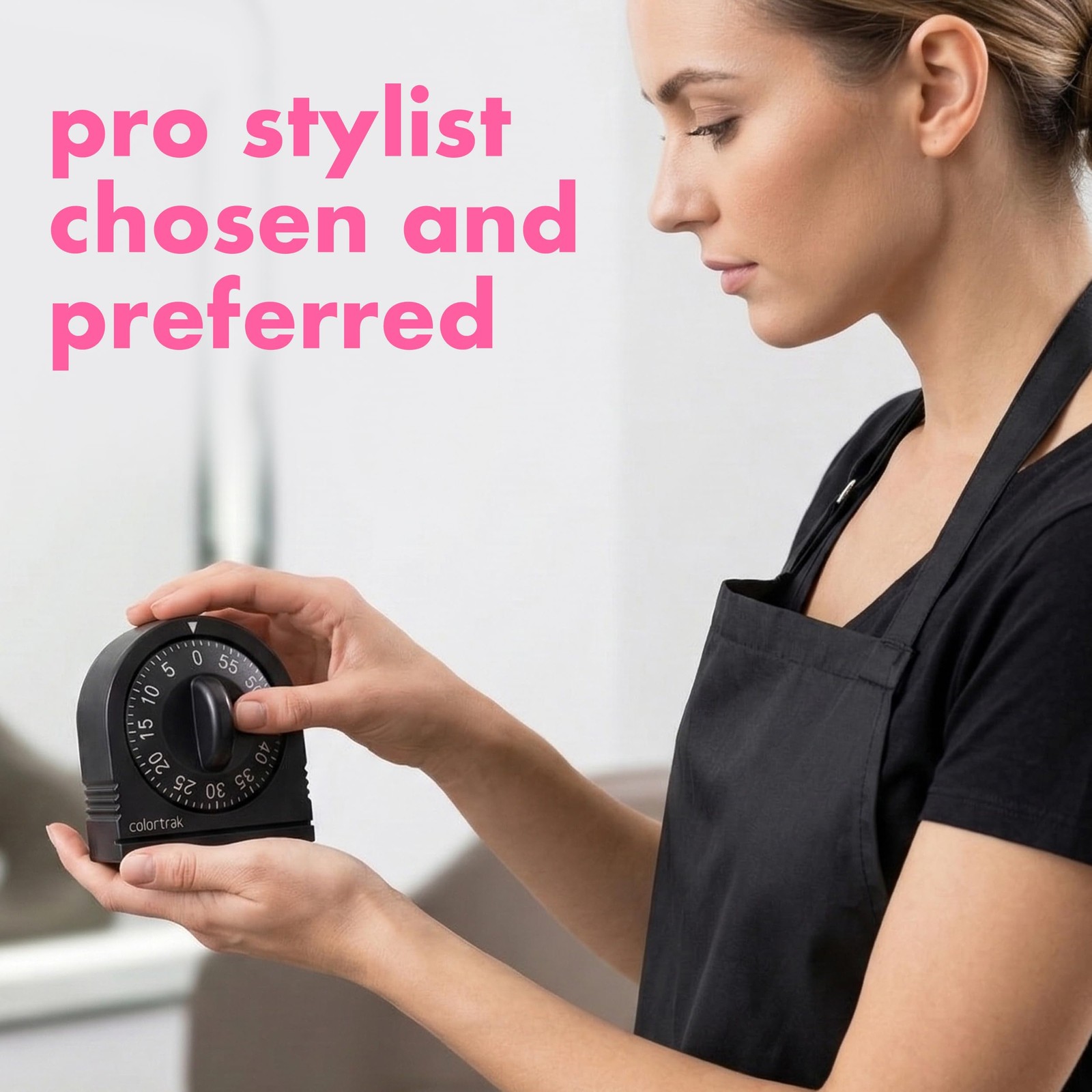 60 Minute Wind Up Timer, Visual Mechanical Timer for Kitchen, Hair Color Process