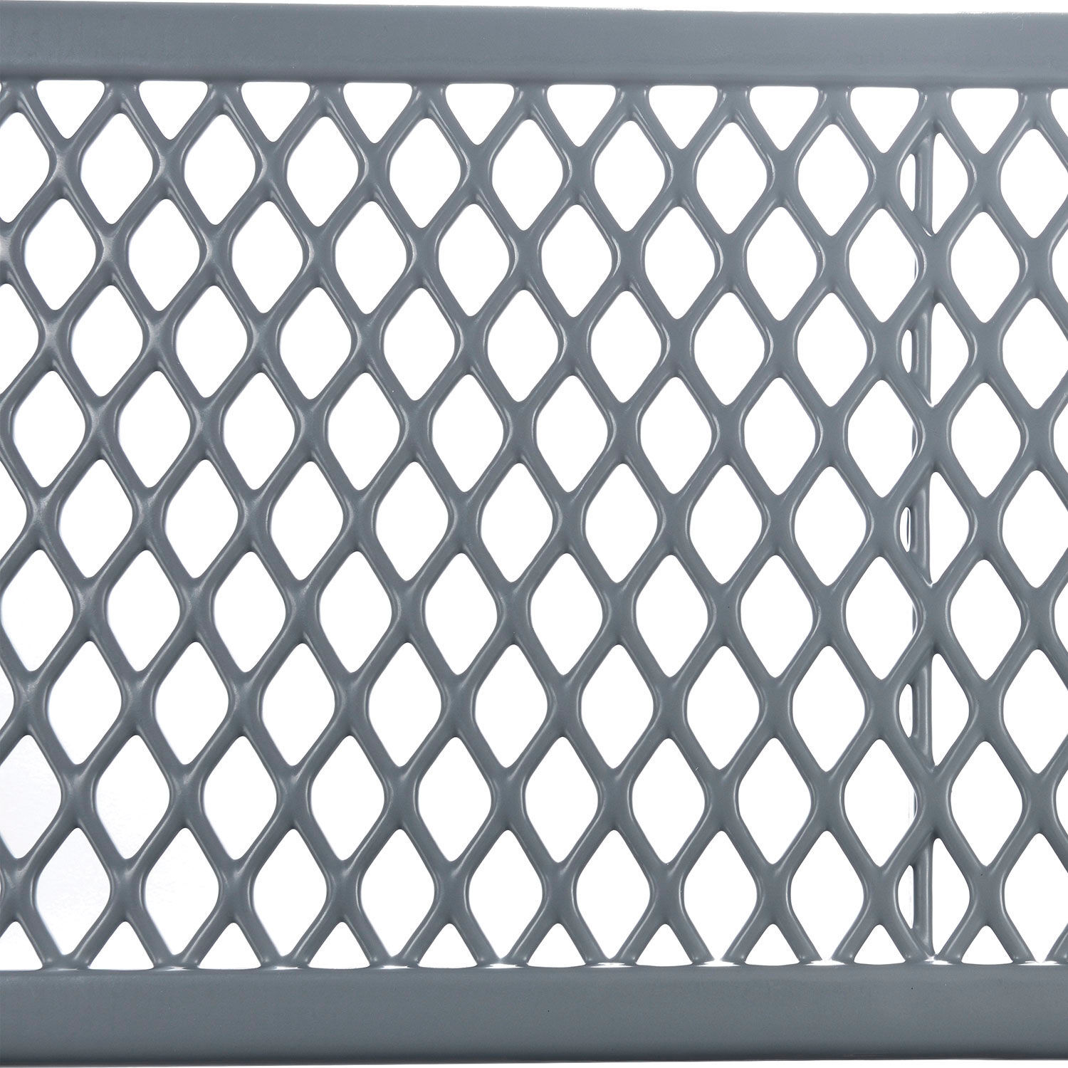 Global Industrial 46" Octagonal Picnic Table Expanded Metal Gray