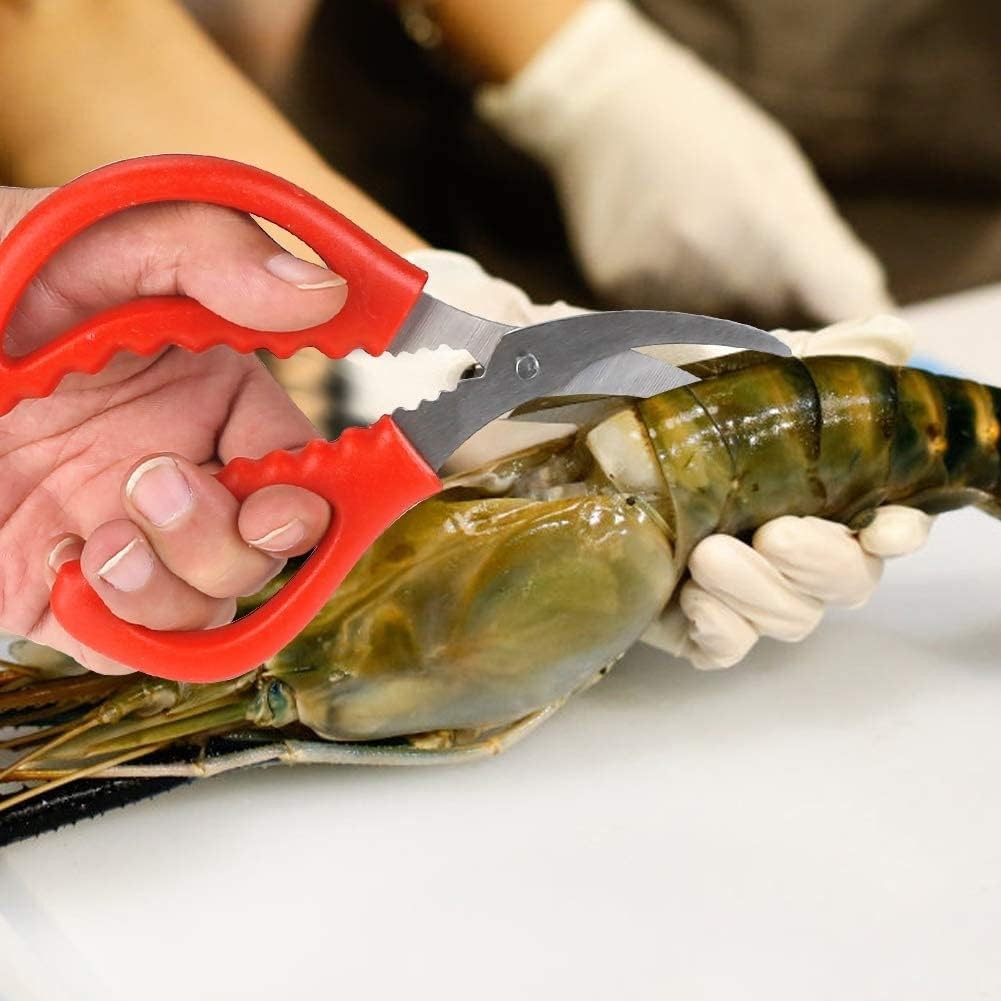 4Pcs Seafood Scissors Crab Scissors Seafood Shears Multifunctional Crab Leg