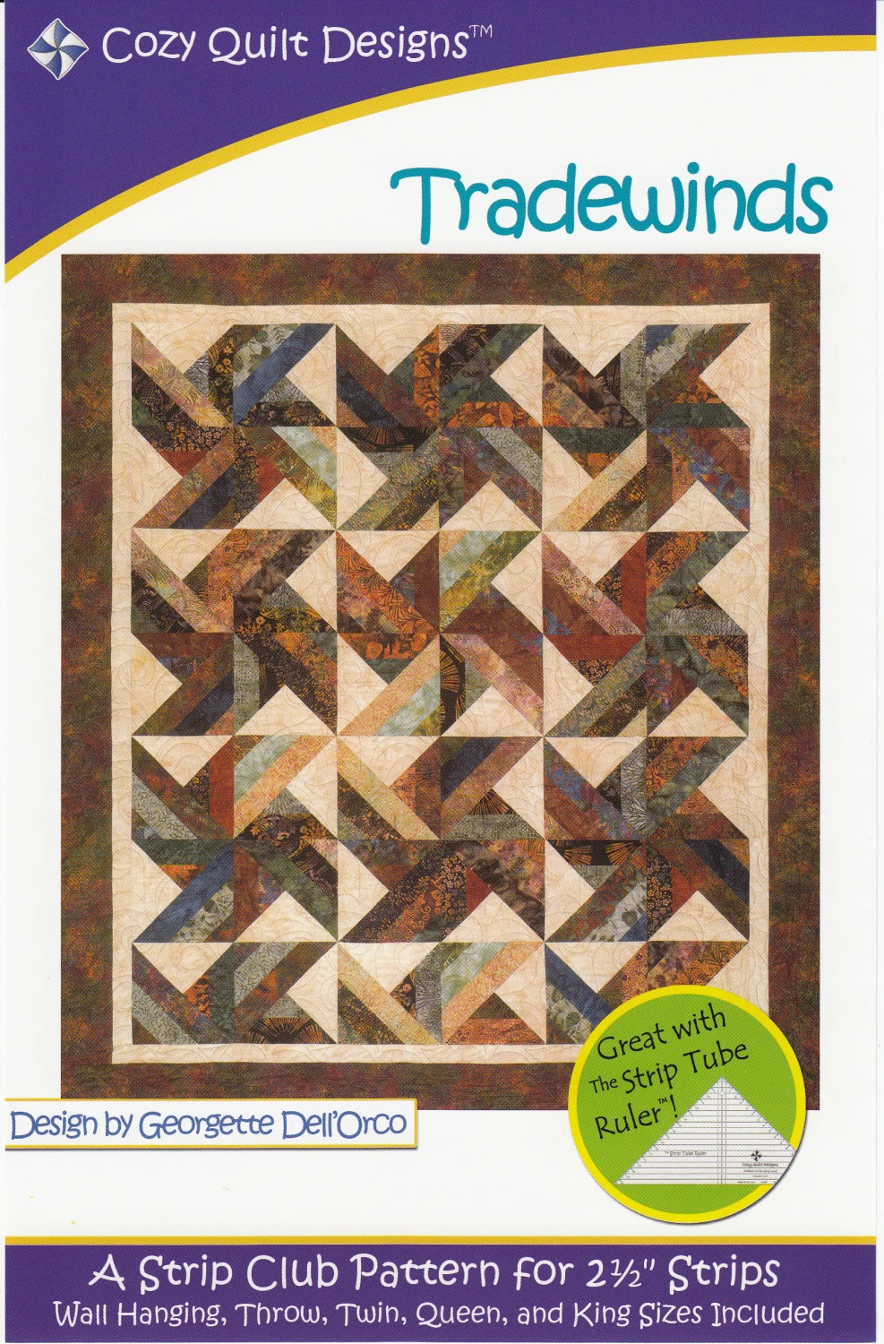 Tradewwinds Quilt Pattern by Cozy Quilt Designs