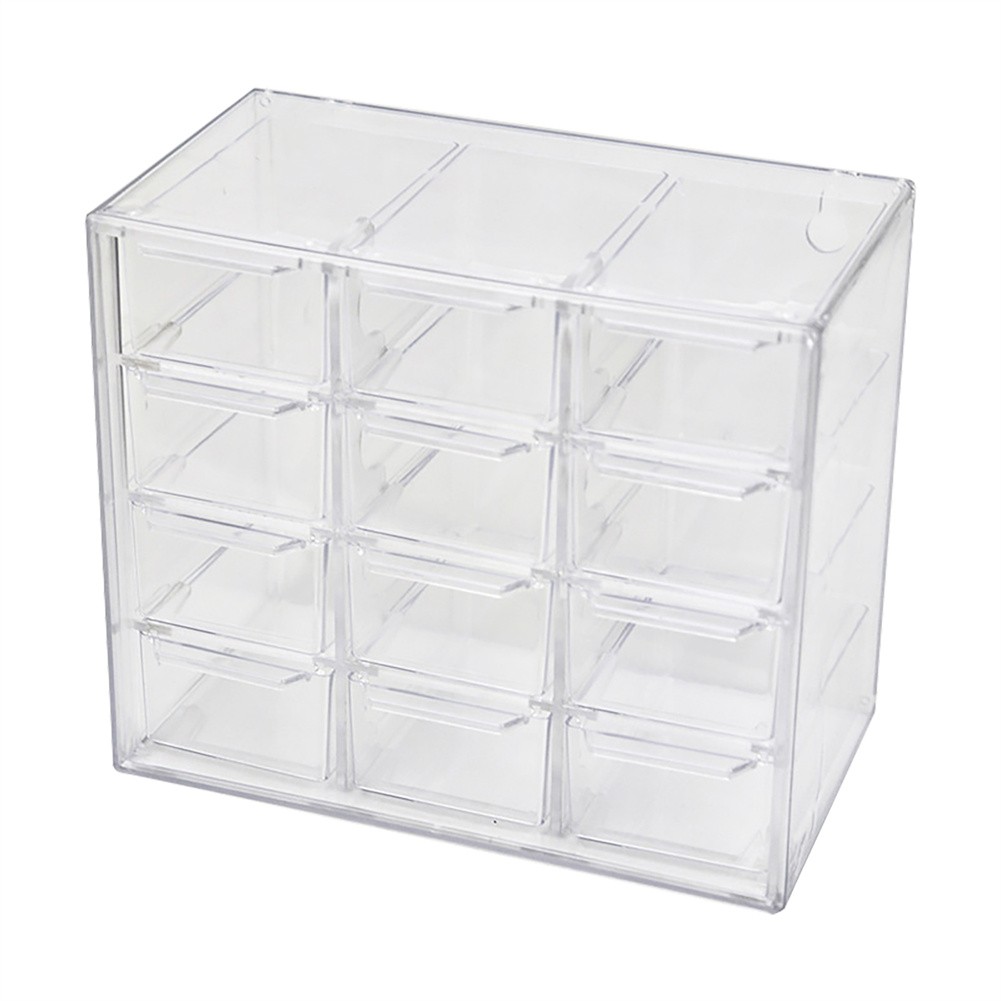 Car Display Case Holds For 1/64 Scale Hotwheels Storage 12 Cars Stackable