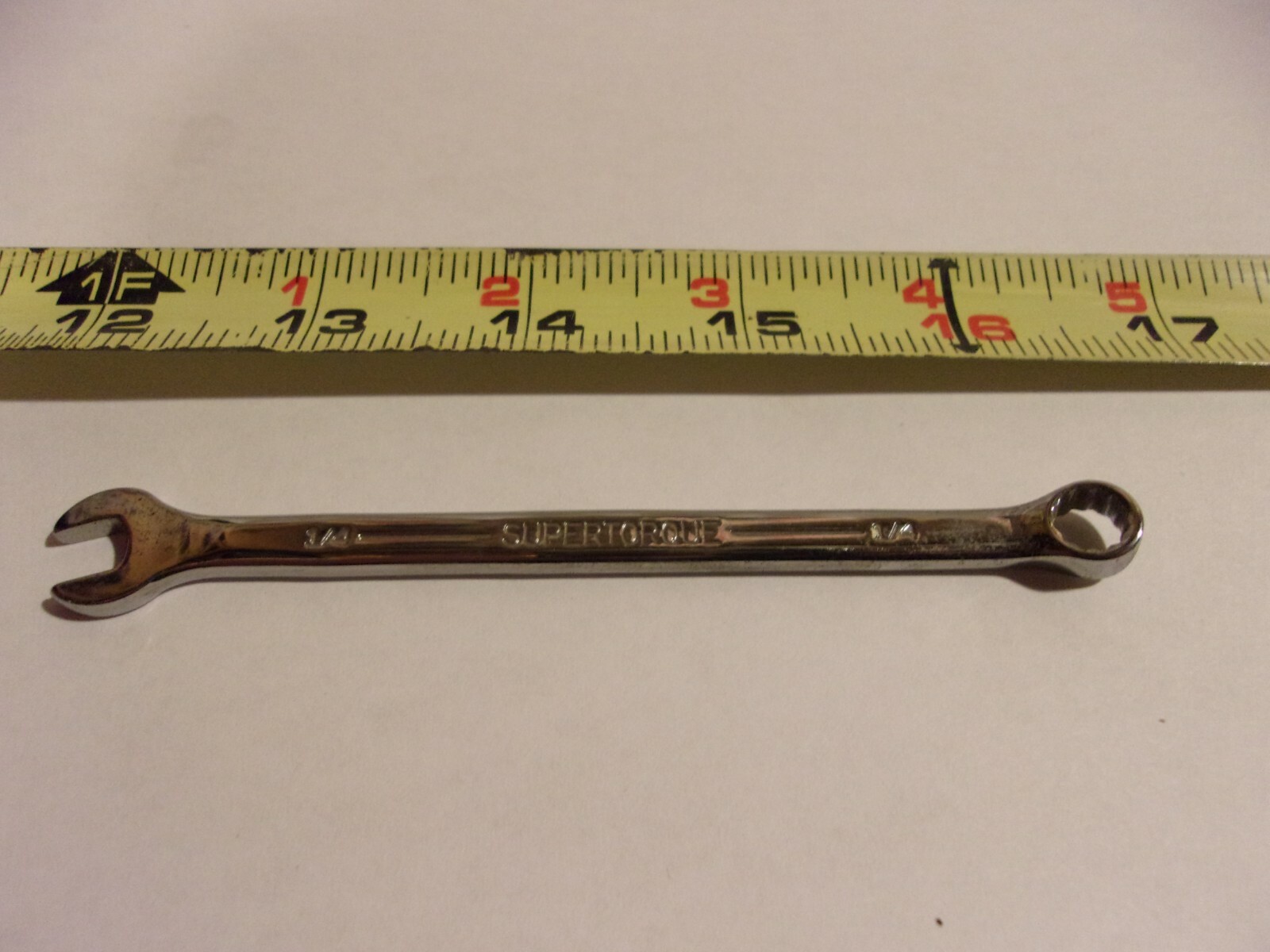 NEW SURPLUS WILLIAMS SUPERTORQUE 1/4" 12-POINT COMBINATION WRENCH 1208SC
