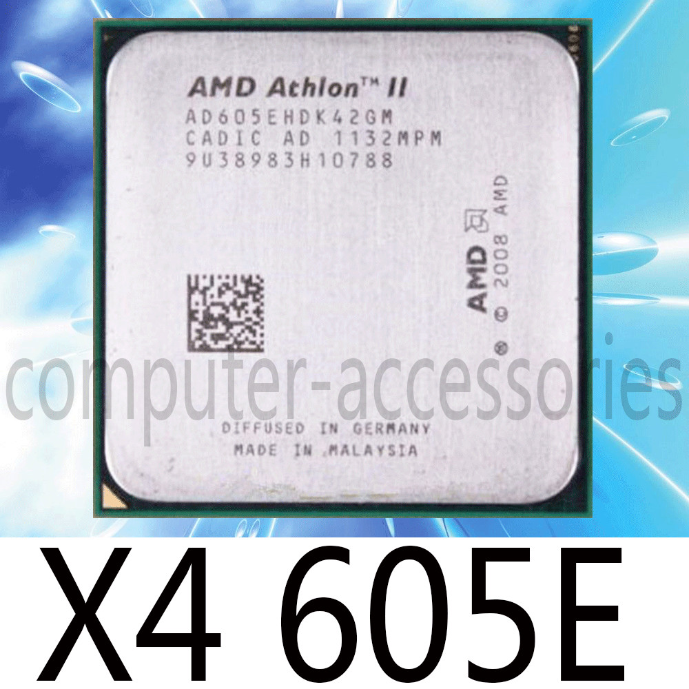 AMD Athlon II X4-605E 2.3GHz 4-Core Socket AM3 45W CPU Processor