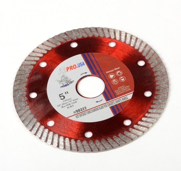 10" 5" 4-1/2" 4" Hot Sintered /Turbo DMD Blade For Stone Concrete Granite Marble