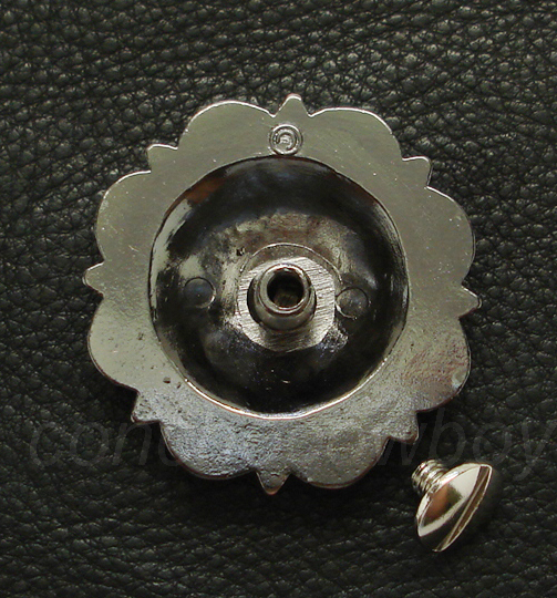 WESTERN COPPER COLOR HORSE SHOE BERRY CONCHO 1-3/4" screw back
